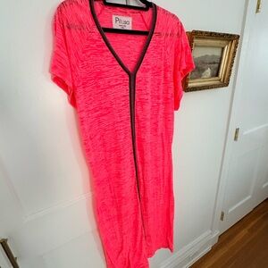 Pitusa Pink Coverup Swim Dress